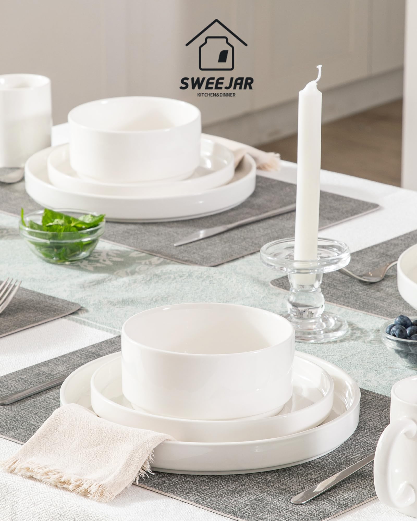 Sweejar apto para microondas y lavavajillas, limpieza rápida.