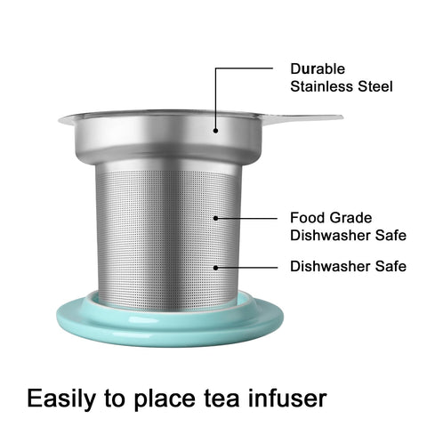 Tapa de la taza Sweejar, funciona como bandeja para infusor.