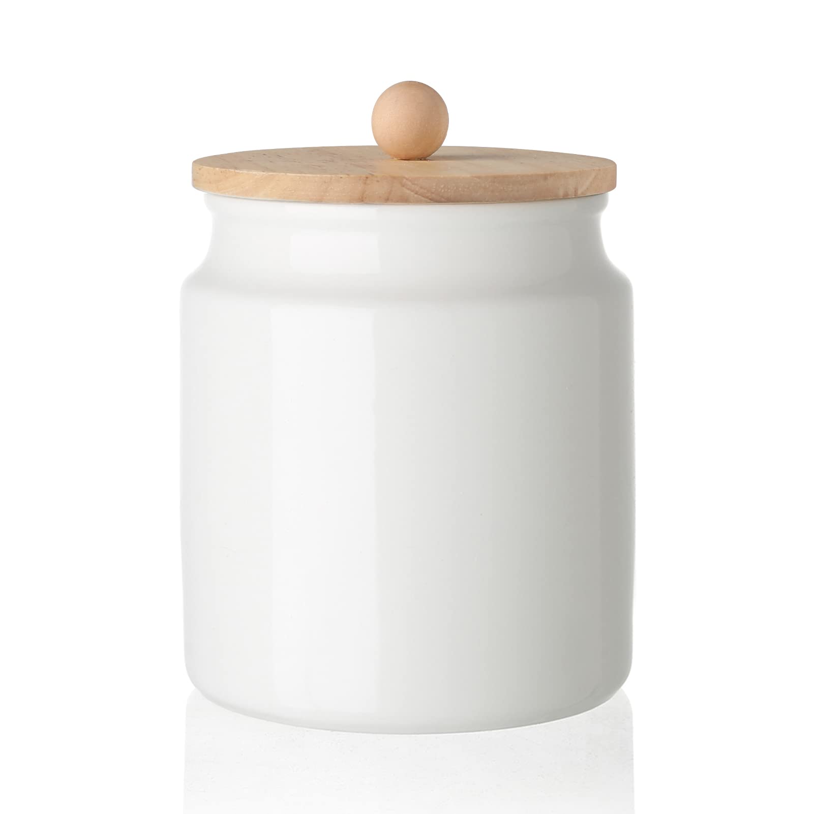 Sweejar tarro cerámico de 28oz con tapa de madera hermética para café y especias.