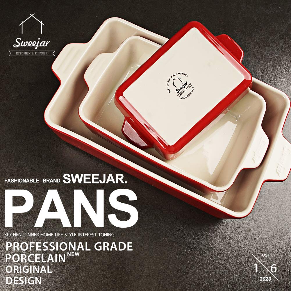 Bandejas Sweejar en tres tamaños para pizzas, pastas y guisos.