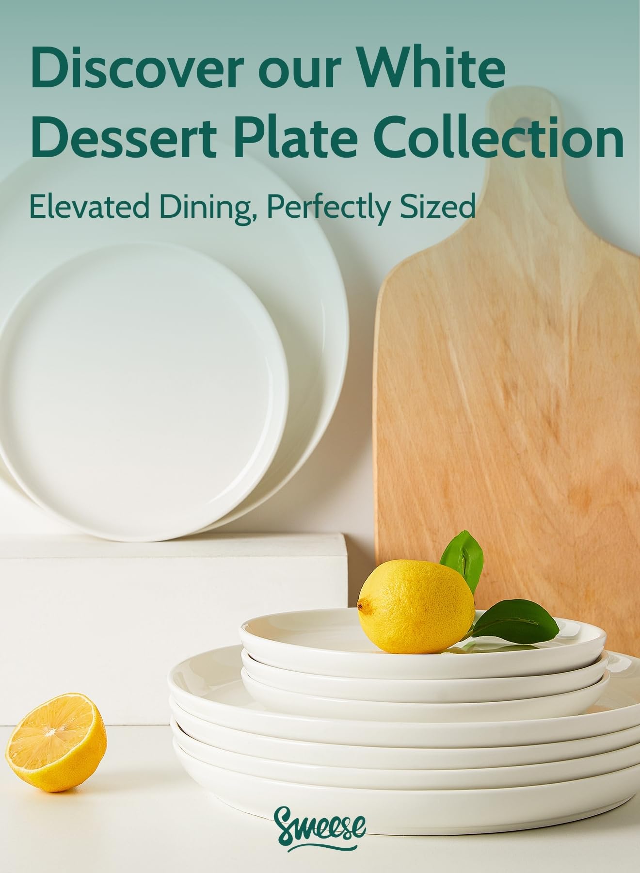Conjunto Sweese de 6 platos para uso diario en la mesa.
