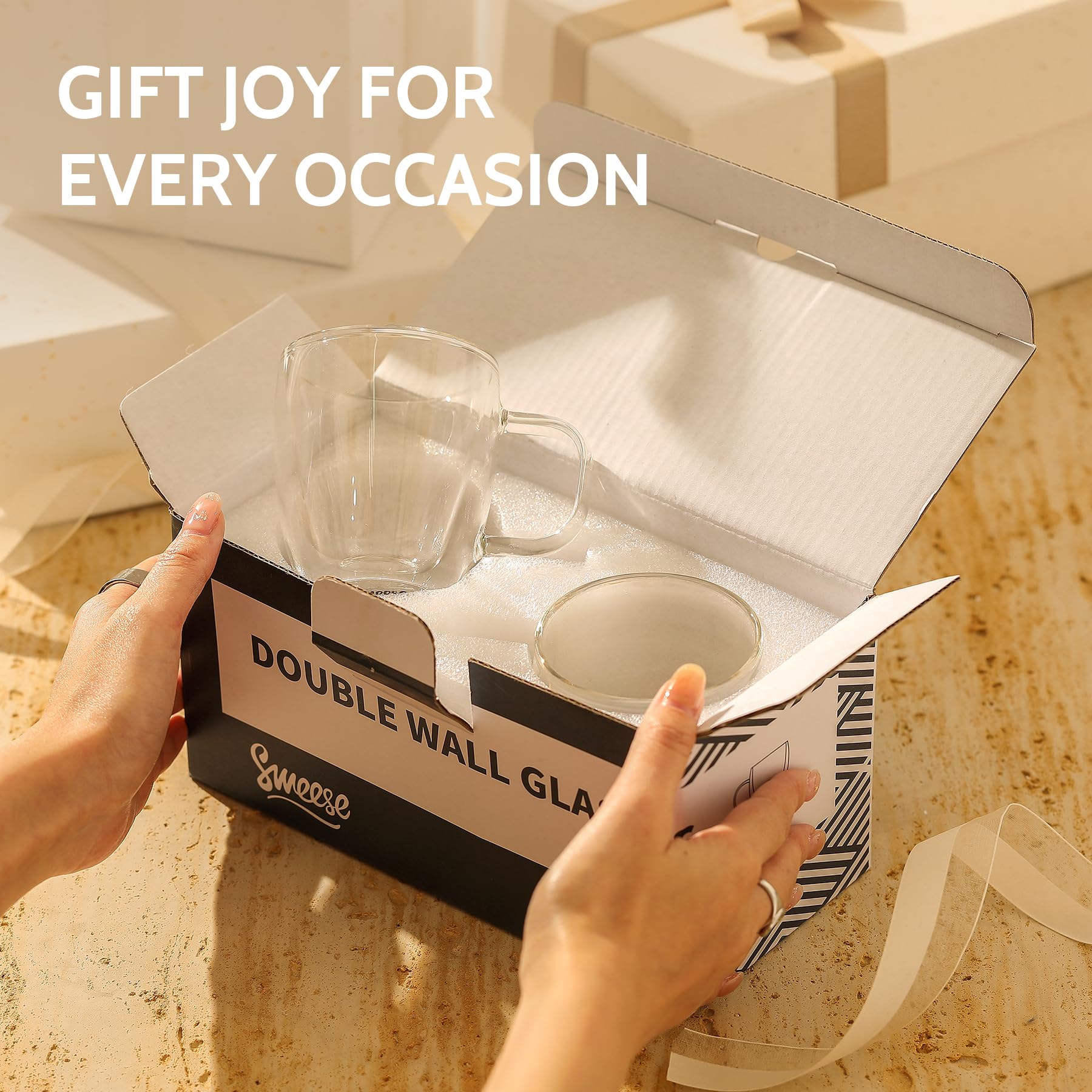 Empaque seguro y regalo elegante Sweese ideal para sorprender