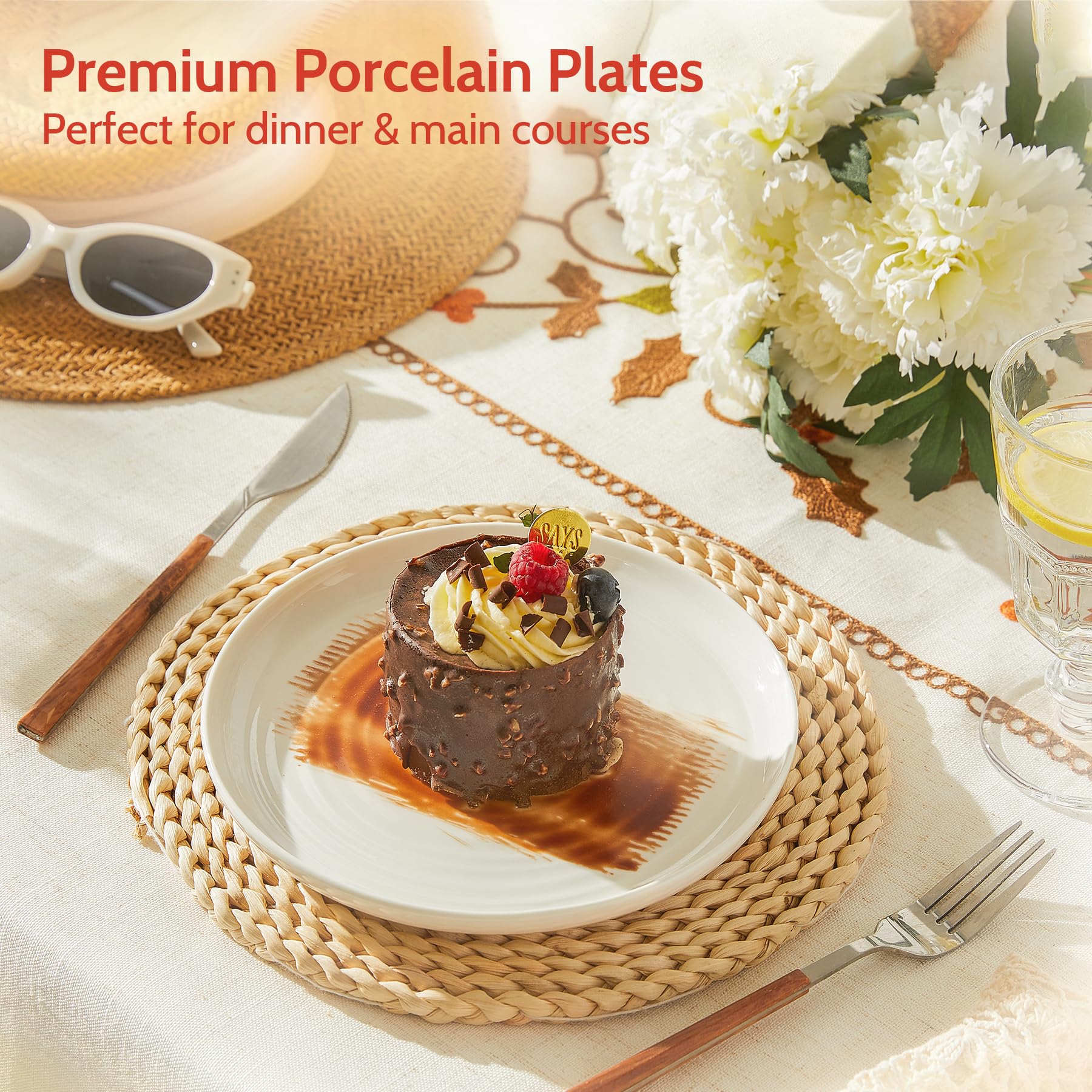 Estilo diario de mesa con placas Sweese que complementan cualquier vajilla.