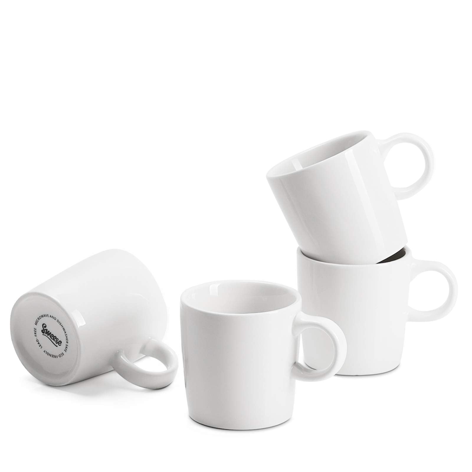 Copas Sweese de espresso 3.5 oz, vista frontal, diseño elegante para servir café