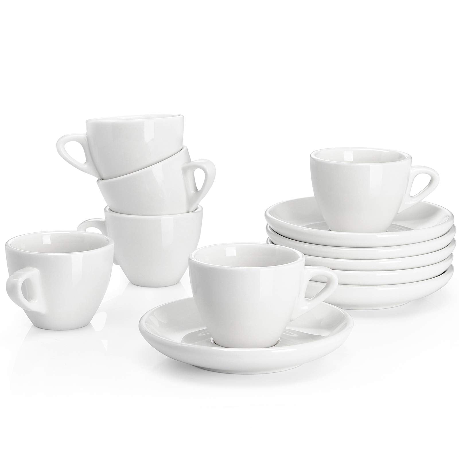 Conjunto Sweese expreso 2 onzas con platillos, ideal para degustaciones en casa.