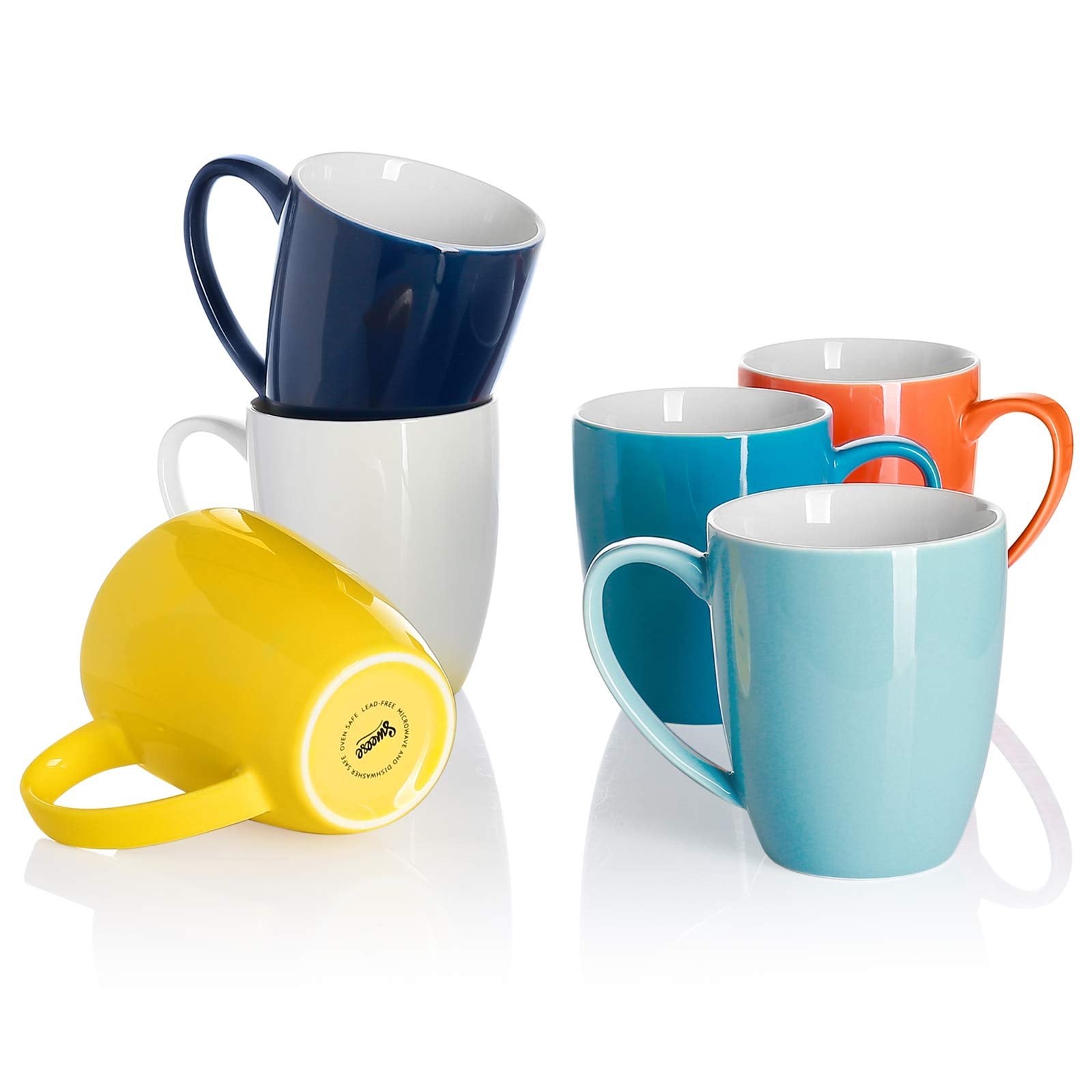 Taza Sweese de porcelana 12oz para café o té diario