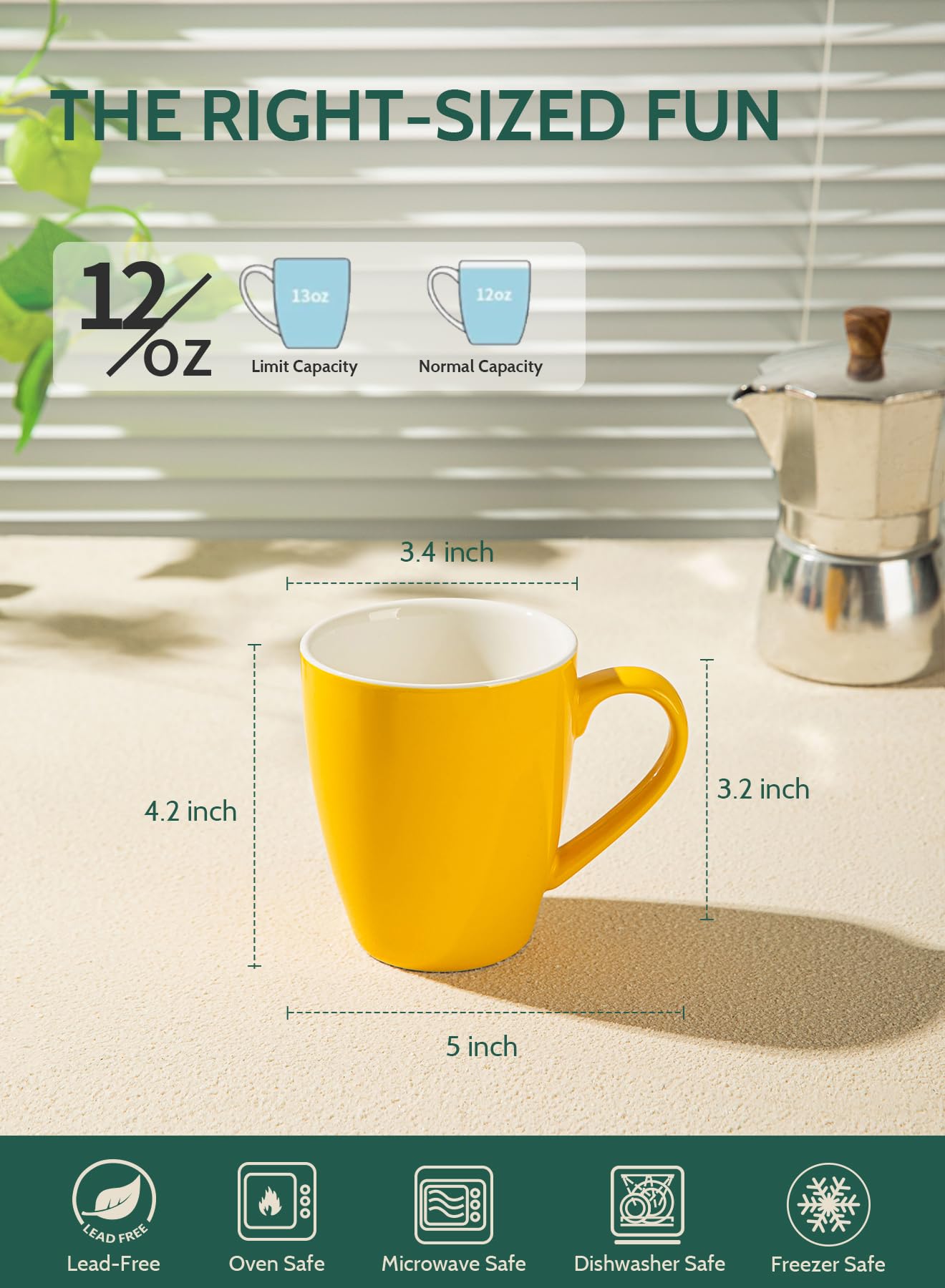 Uso diario para café, té o bebidas calientes