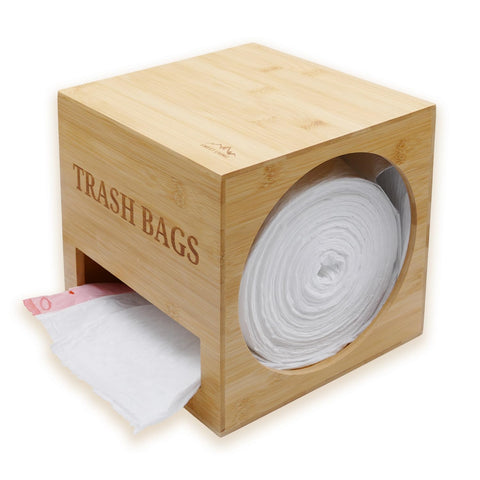 Sweet Living dispensador de bolsas de basura para debajo del lavabo, ahorro de espacio.