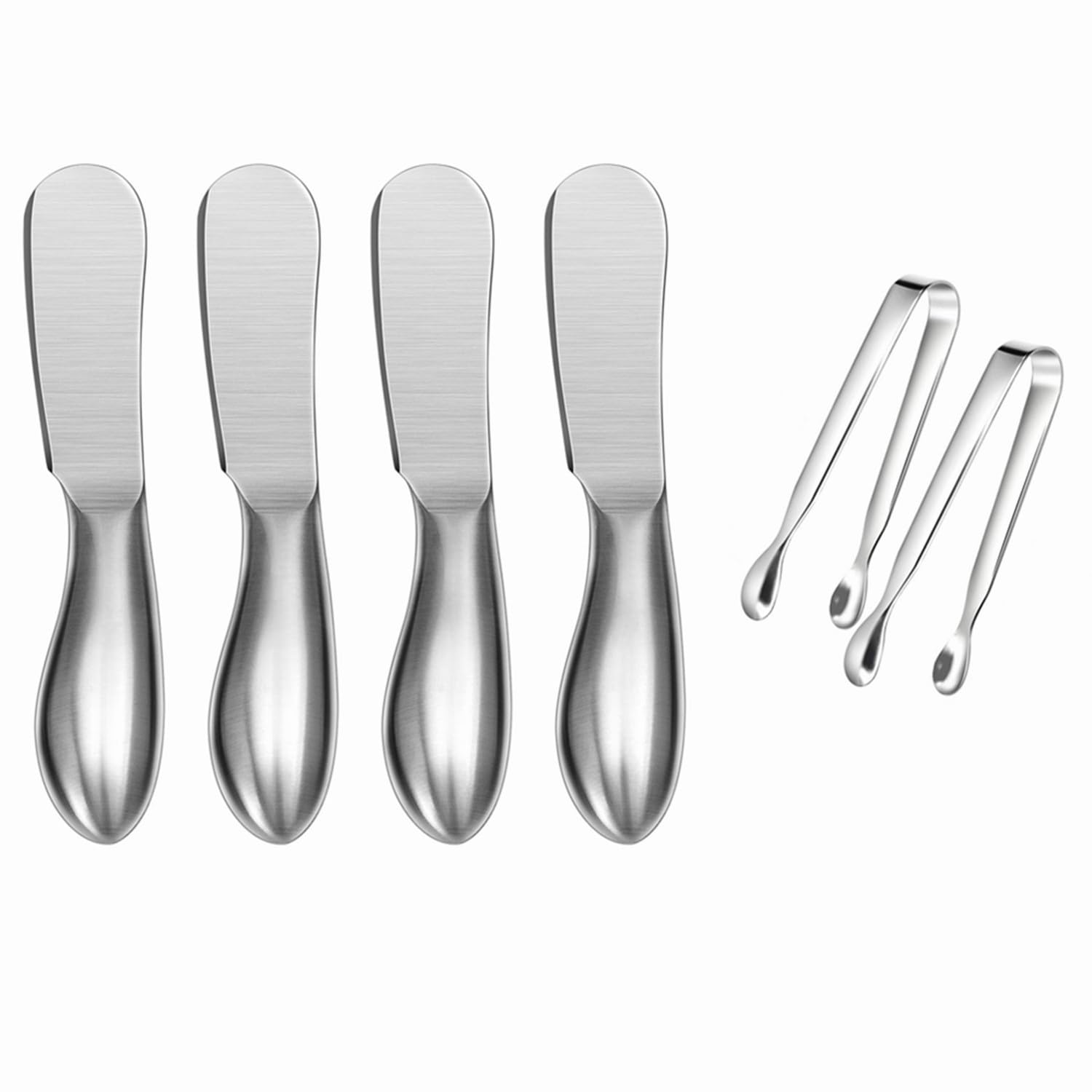 sweetfamily-juego-cuchillos-extensores-6-piezas: cuchillos versátiles para untar mantequilla y quesos.