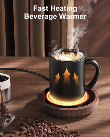 SWEETFULL calentador-taza con 3 ajustes de temperatura para bebidas a tu ritmo.