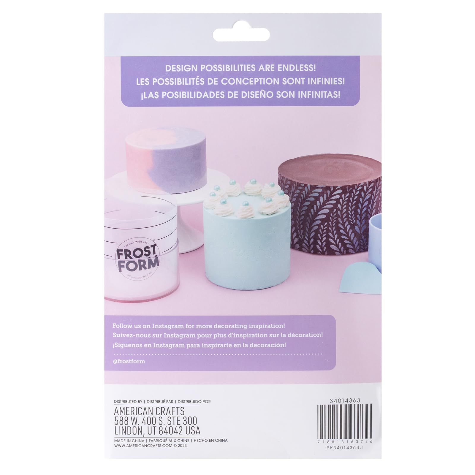 Sweetshop Frost Form base 6 pulgadas base estable para capas lisas