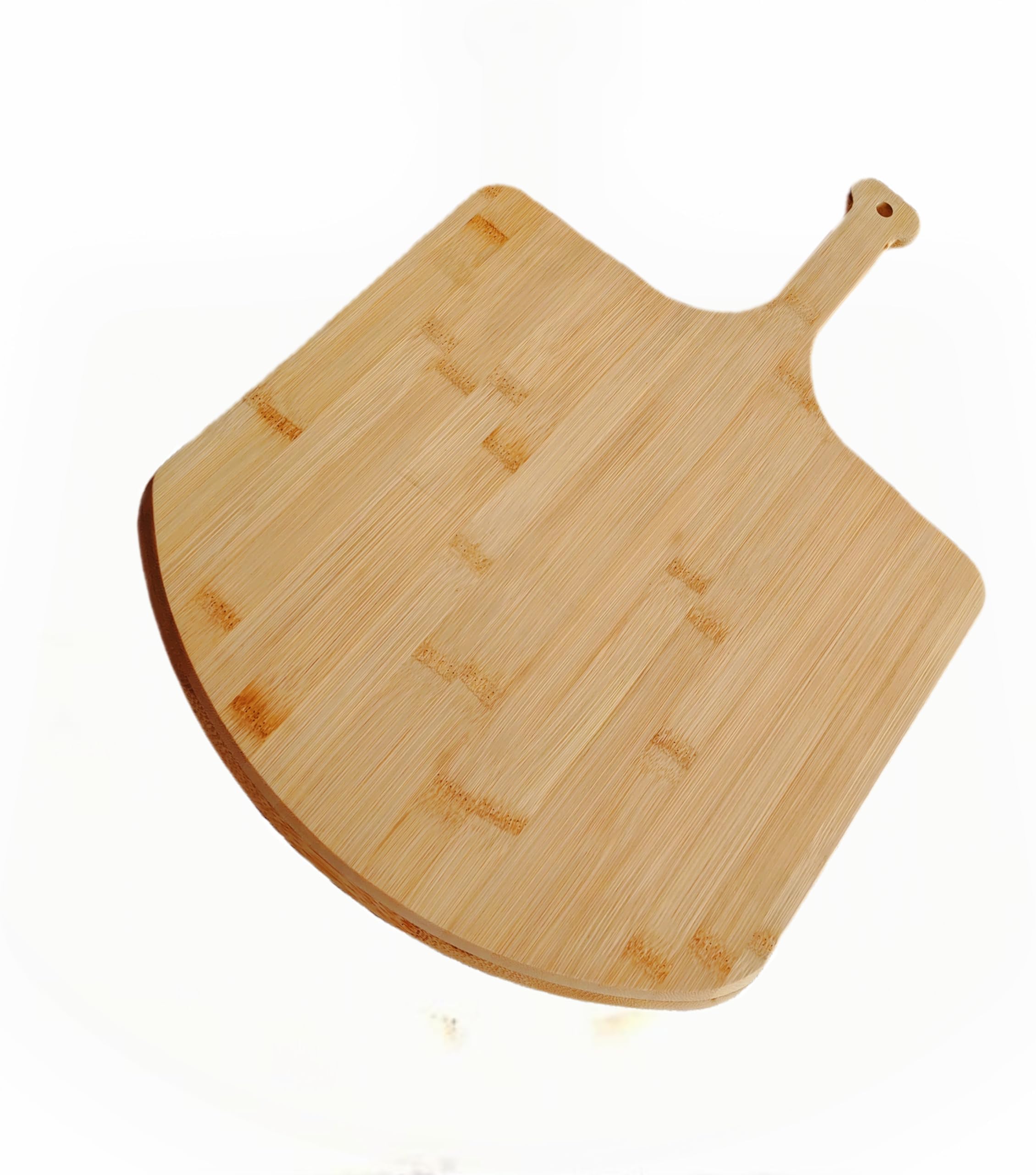 SWEIBIAI tabla-pizza-bambu-charcuteria, útil para cortar pan, embutidos y pizzas.