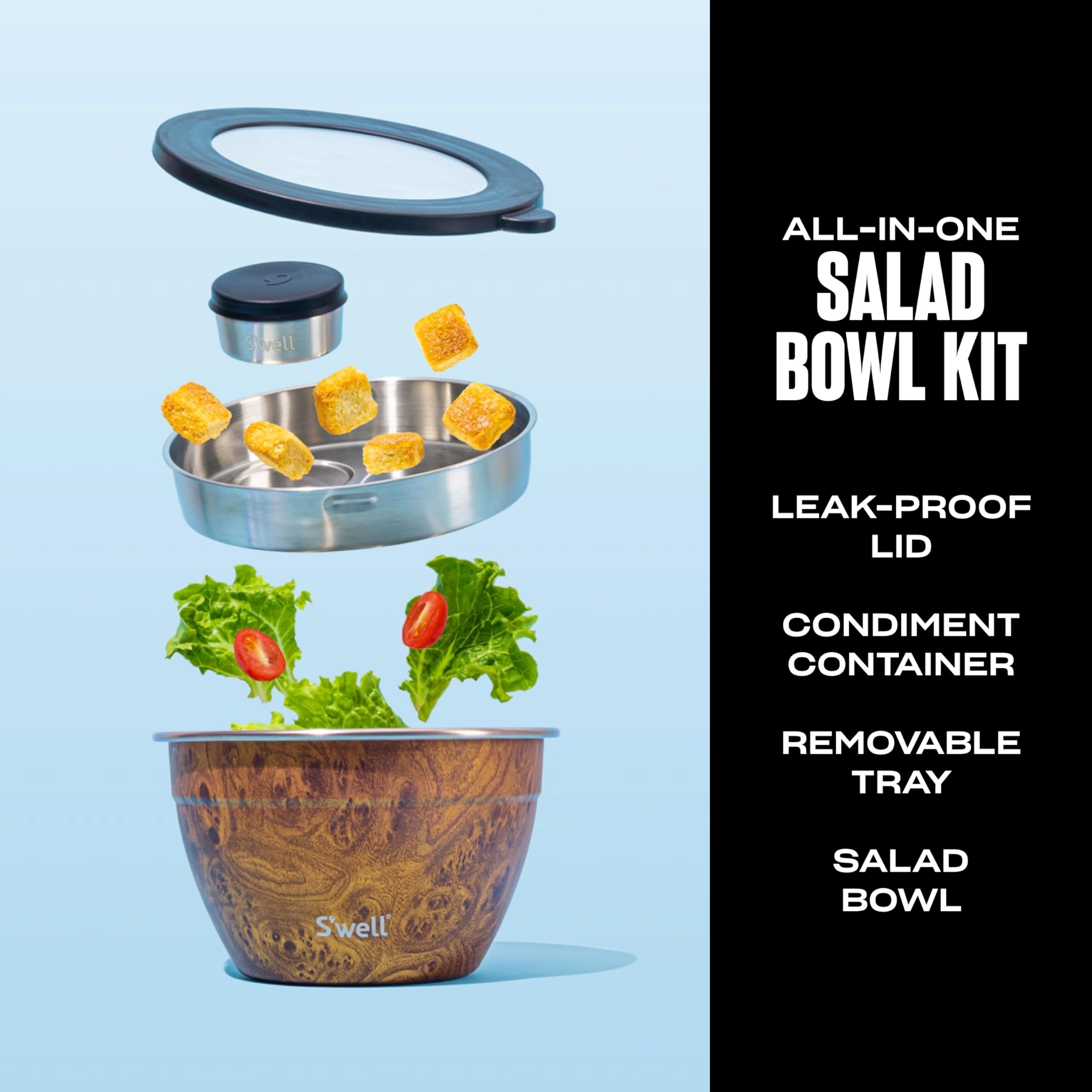 S'well mini contenedor para aderezos de 2oz para llevar