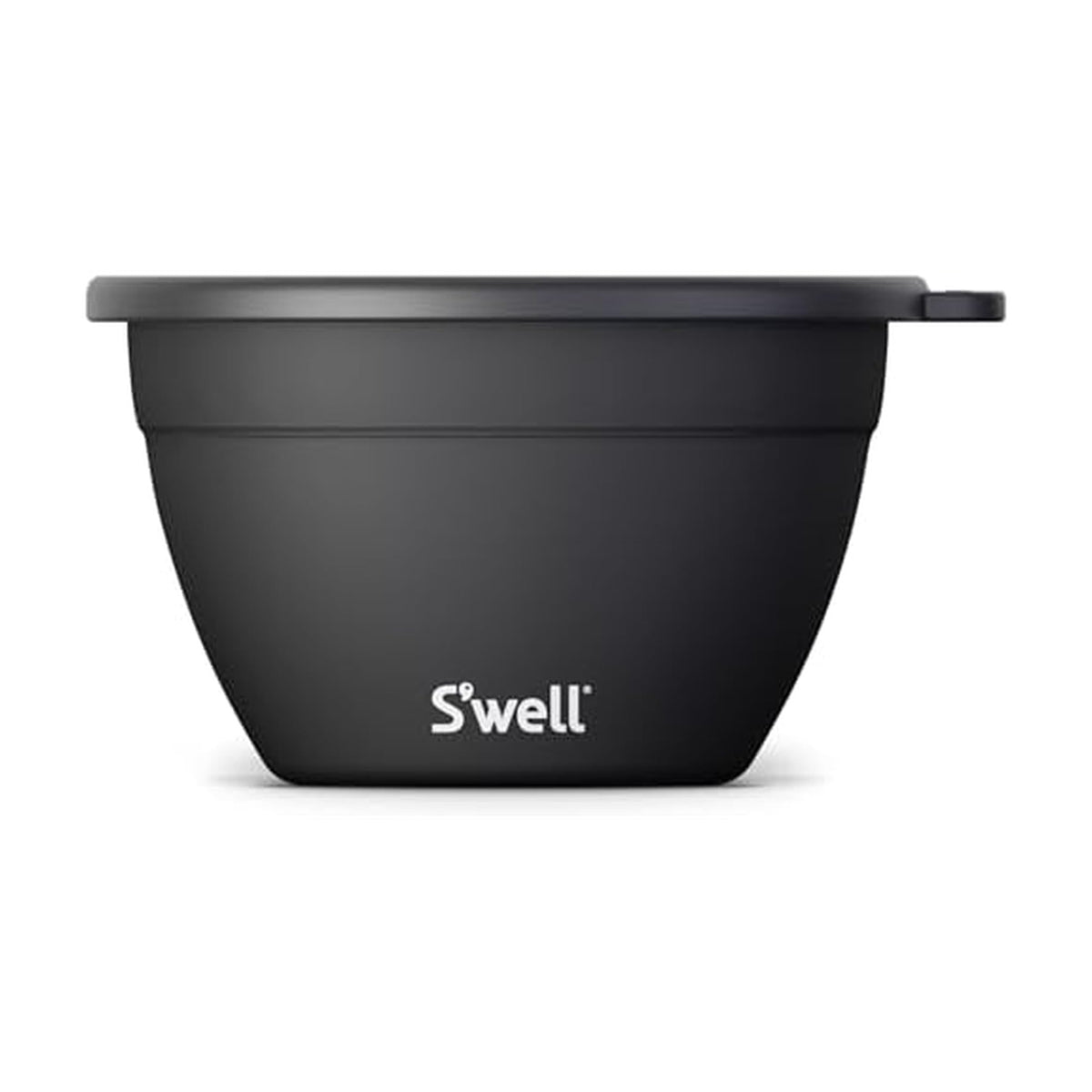 S'well ensaladera 64oz en Onyx, ideal para servir ensaladas con estilo.