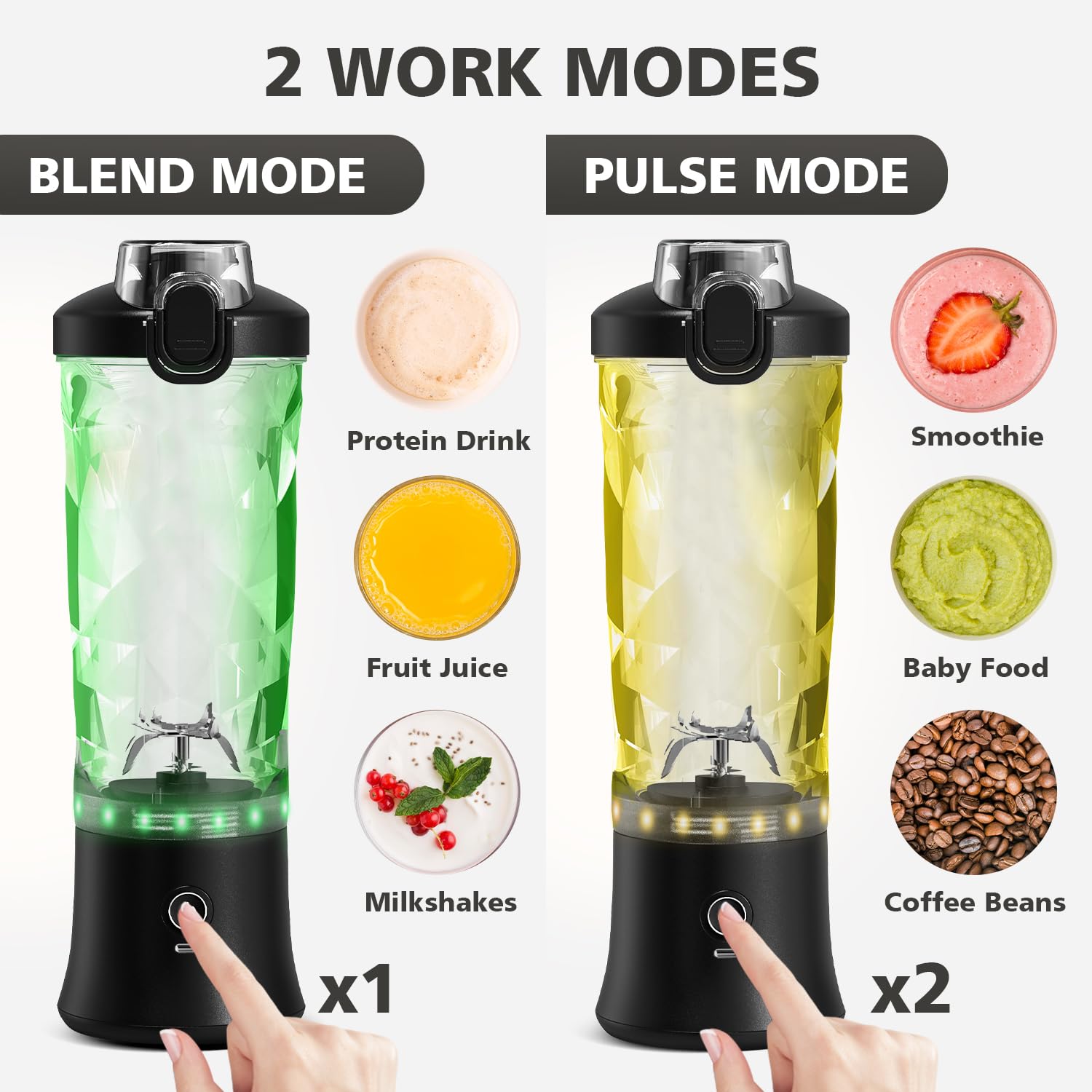 Materiales sin BPA para una experiencia segura y fácil limpieza.