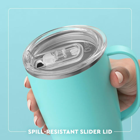 Swig Life 18oz base coaster integrada que previene deslizamientos y rayones.