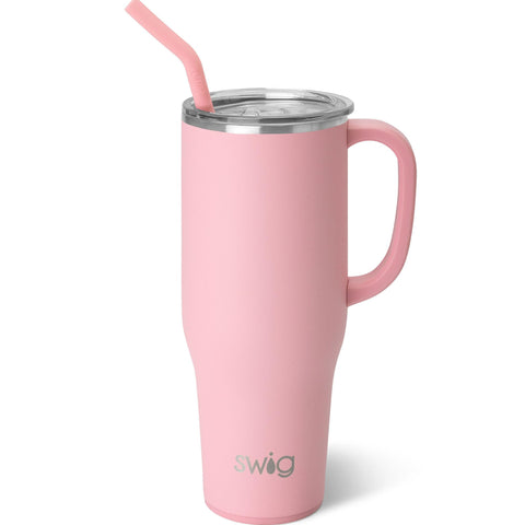 Swig Life 40oz Mega Mug con asa, fácil de transportar y cómoda de sujetar