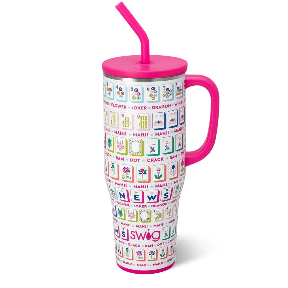 Swig Life 40oz Mega Mug con manija para transporte cómodo durante el día