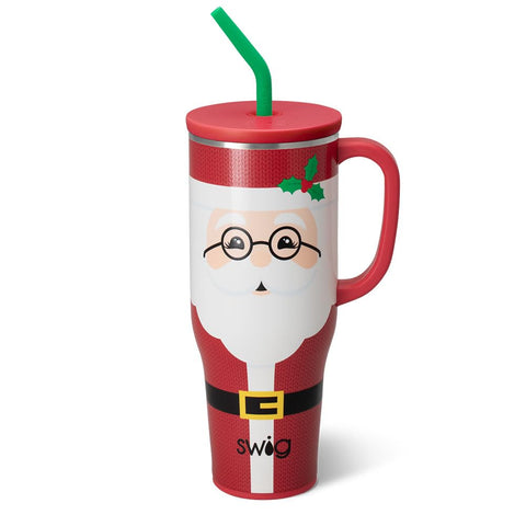 Swig Life 40oz Mega Mug con manija y pajilla, ideal para beber en movimiento