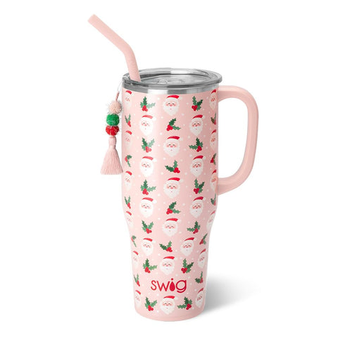 Swig Life 40oz Mega Mug con manija y pajita para sorbos cómodos durante el día.
