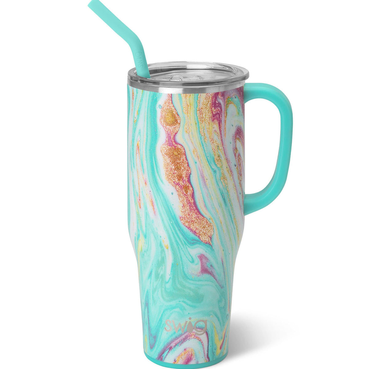 Swig Life 40oz Mega Mug con asa, ideal para llevar en caminatas