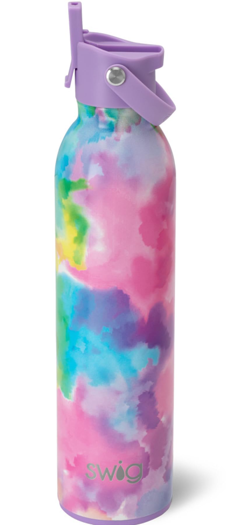 Botella Swig Life 26oz con pajita para mantener bebidas frías todo el día.
