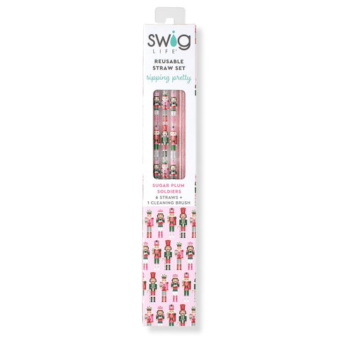 Cepillo de limpieza incluido para mantener las pajitas Swig Life limpias y listas para usar.