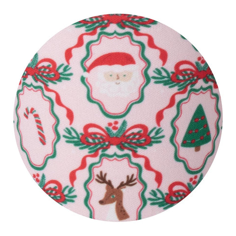 Diseño navideño Christmas Cameos en Swig Life Coolie ideal para regalos festivos.