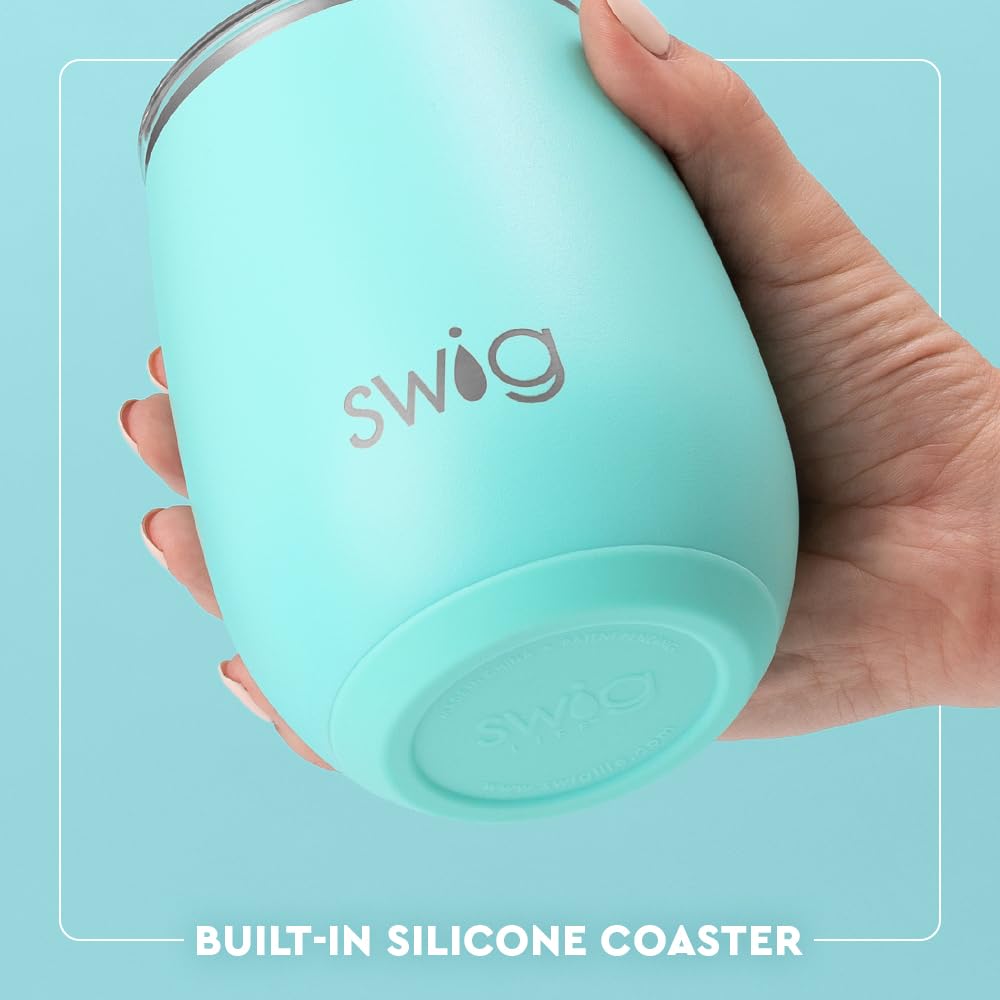 Swig Life copa vino para playa o piscina, resistente y sin vidrio.