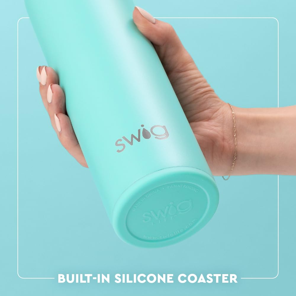 Botella Swig Life compatible con portavasos estándar.