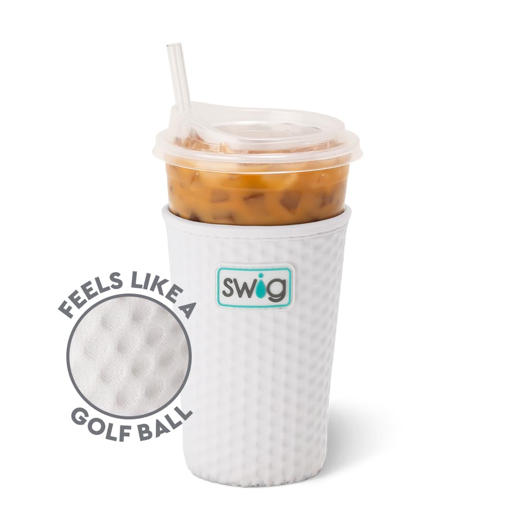 Swig Life coolie para tazas de café helado de 22 oz, mantiene la temperatura.