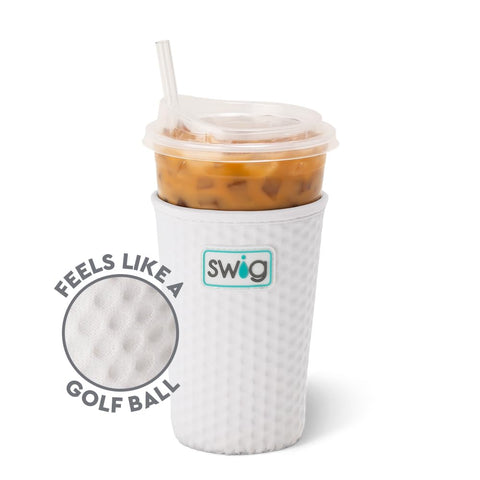 Swig Life coolie para tazas de café helado de 22 oz, mantiene la temperatura.