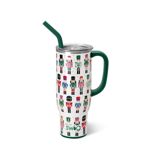 Swig Life Mega Mug con asa y paja, mantiene bebidas frías por 24 horas.