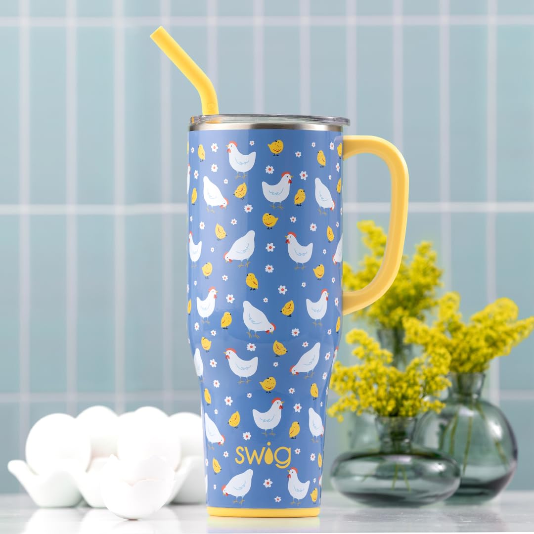 Swig Life Mega Mug 40oz con aislamiento triple para bebidas frescas y calientes