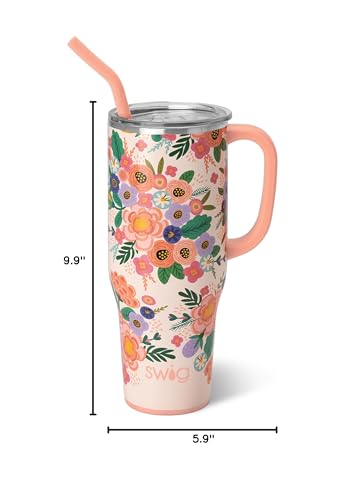 Vaso Swig Life Mega 40oz con conjunto completo para beber diario.