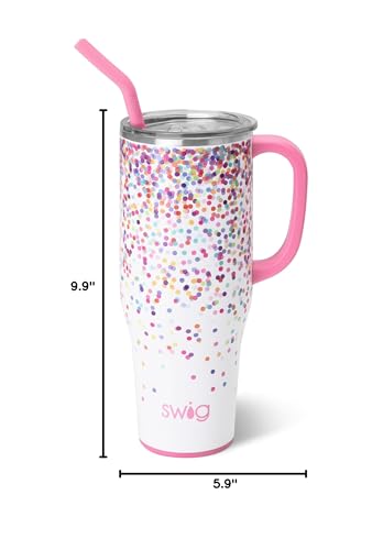 Swig Life Mega Mug apto para lavavajillas, limpieza rápida.