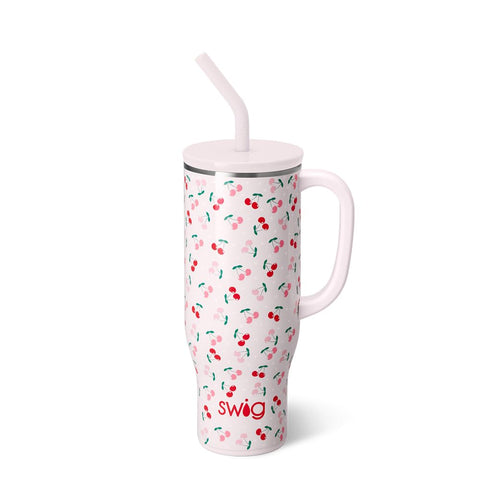 Swig Life Mega Mug con manija ergonómica para llevar bebidas todo el día.