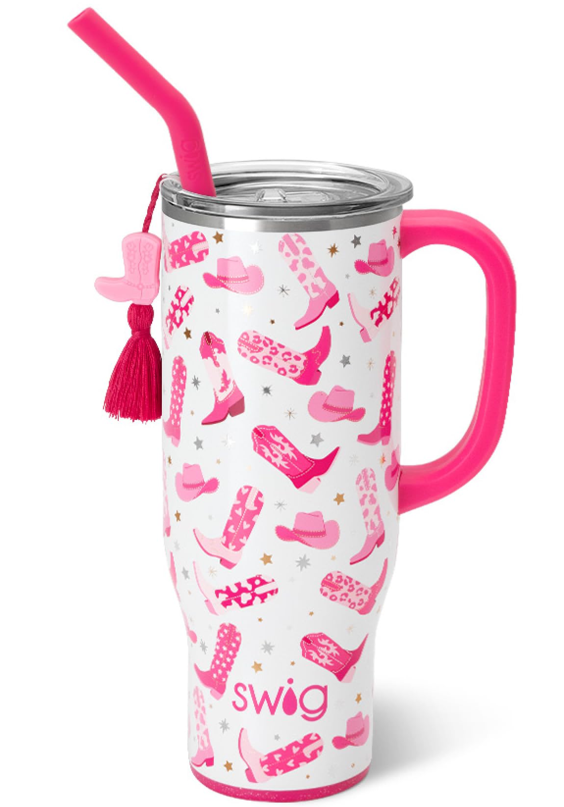 Swig Life mega-taza con asa y pajilla para bebidas en movimiento