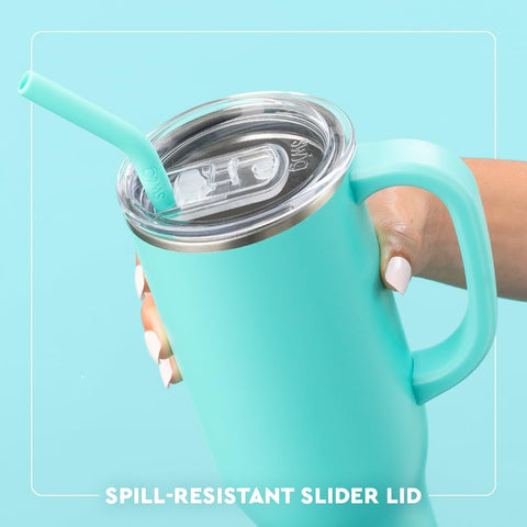Swig Life pajilla de silicona con punta flexible para beber cómodo