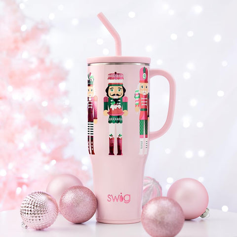 Swig Life 40 onzas Taza Mega con tapa deslizante para evitar salpicaduras.