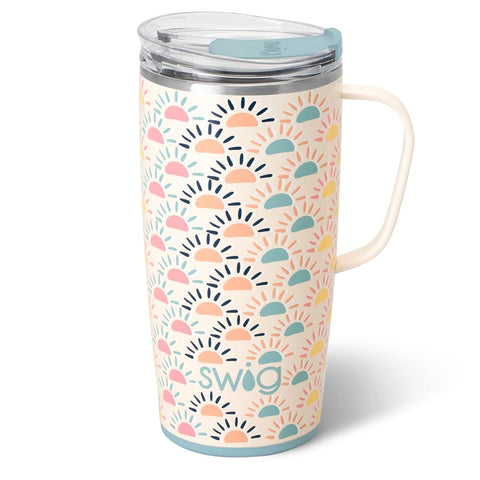 Swig Life 22oz con manija: cómodo de agarrar en viajes.