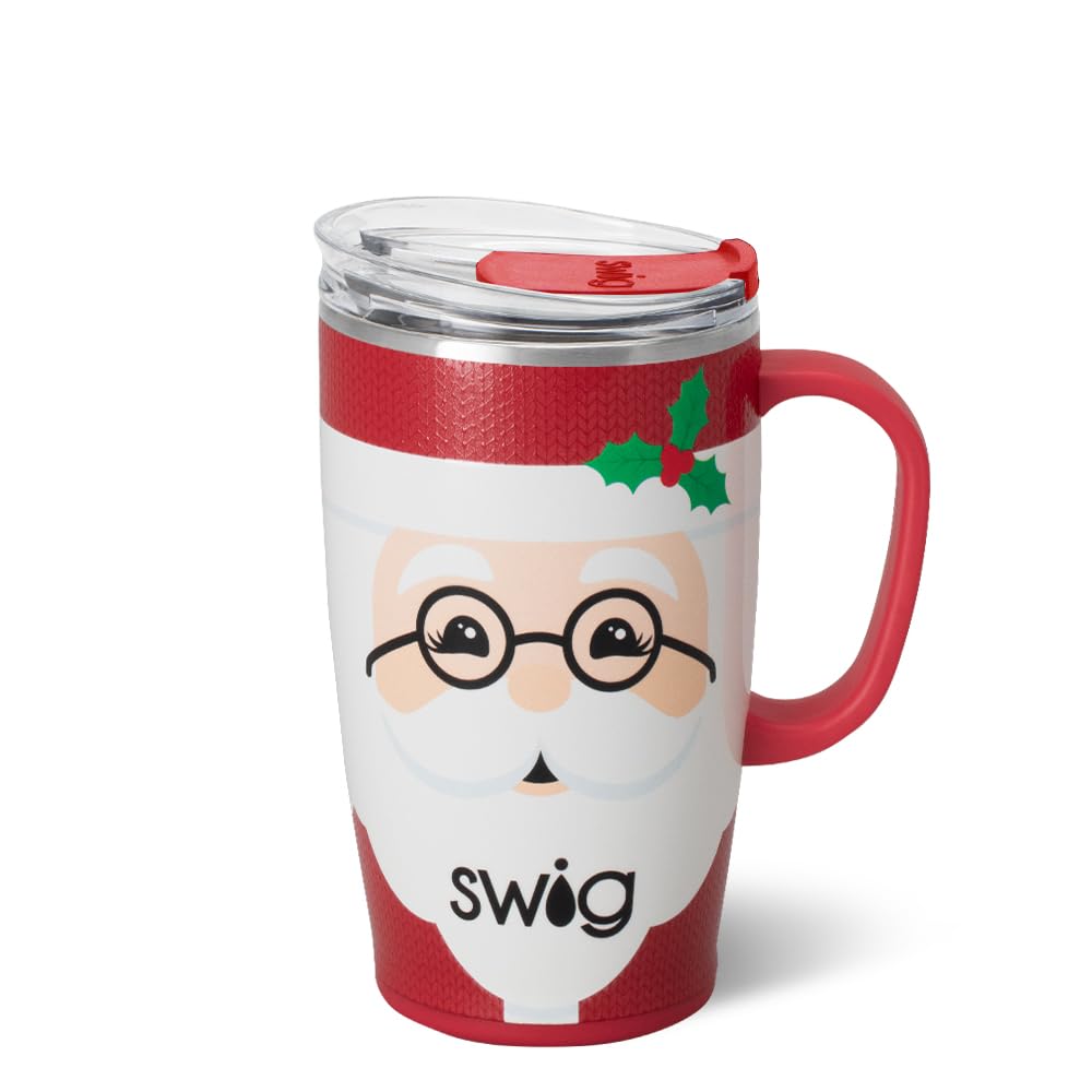 Swig Life, taza de viaje 18 oz con asa y tapa, ideal para llevar café en el coche