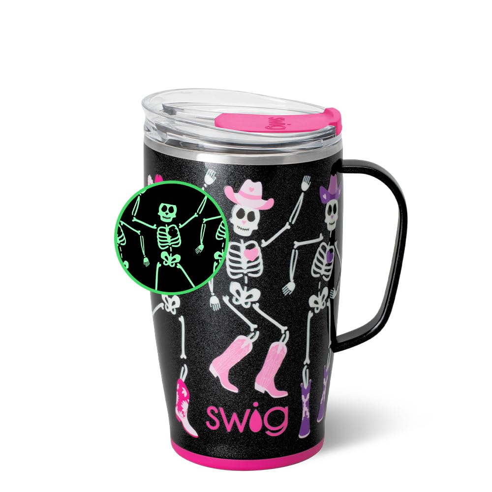 Swig Life taza 18oz con asa ergonómica, fácil de sujetar durante la jornada