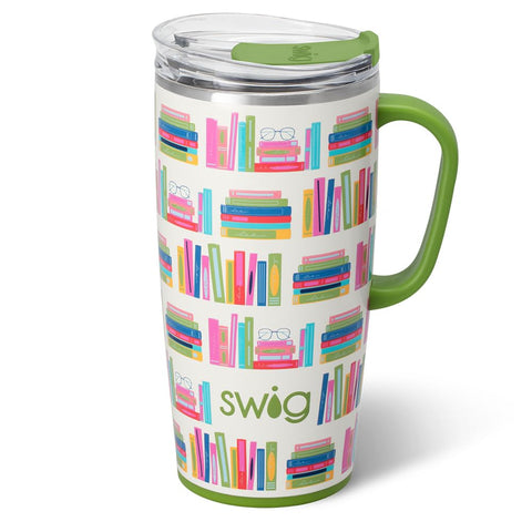 Swig Life: taza de viaje 22oz con asa, para llevar café caliente con comodidad.