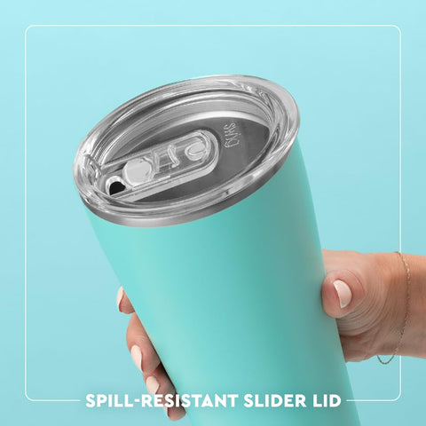 Swig Life tumbler 32oz apto lavavajillas, limpieza sencilla.