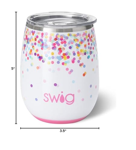 Swig Life glitter confeti, vaso divertido para fiestas y regalos.