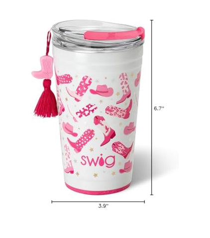 Swig Life 24oz para café y viaje, uso diario.