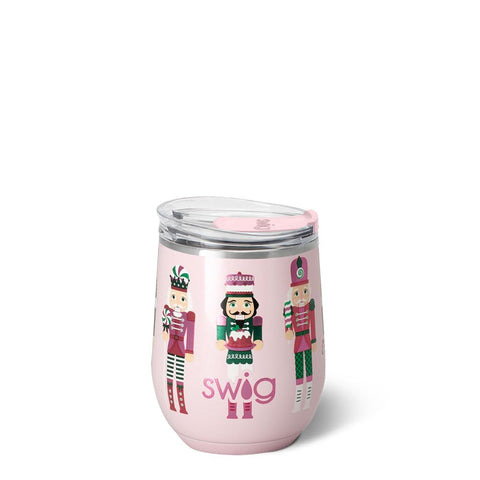 Swig Life 12 onzas con tapa mantiene la temperatura y evita derrames.