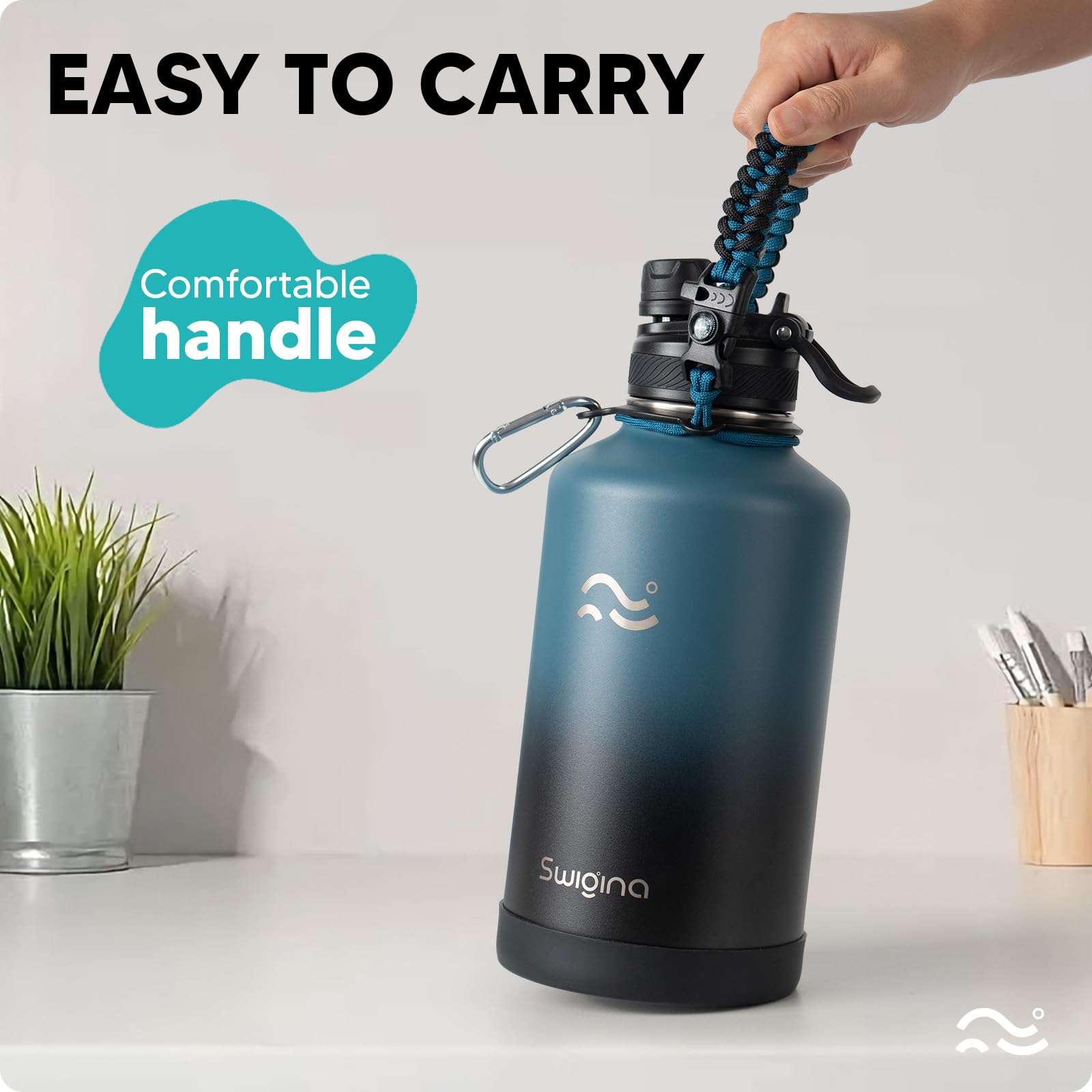 Swigina diseño personalizable con calcomanías impermeables para expresar estilo.