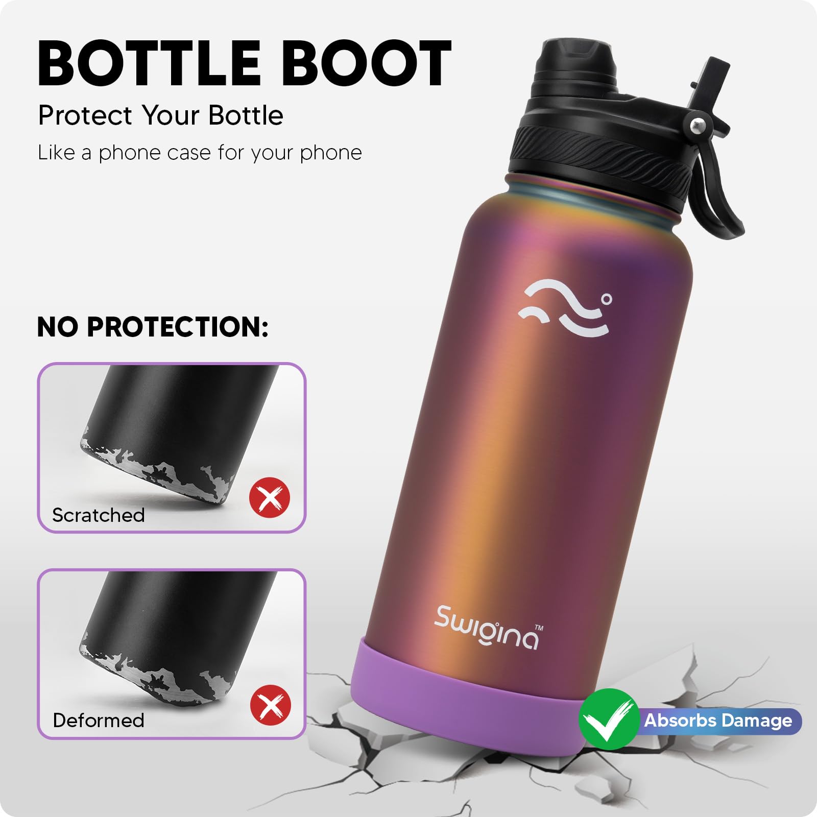 Swigina pegatinas personalizables e impermeables para estilo sin residuo al quitar.